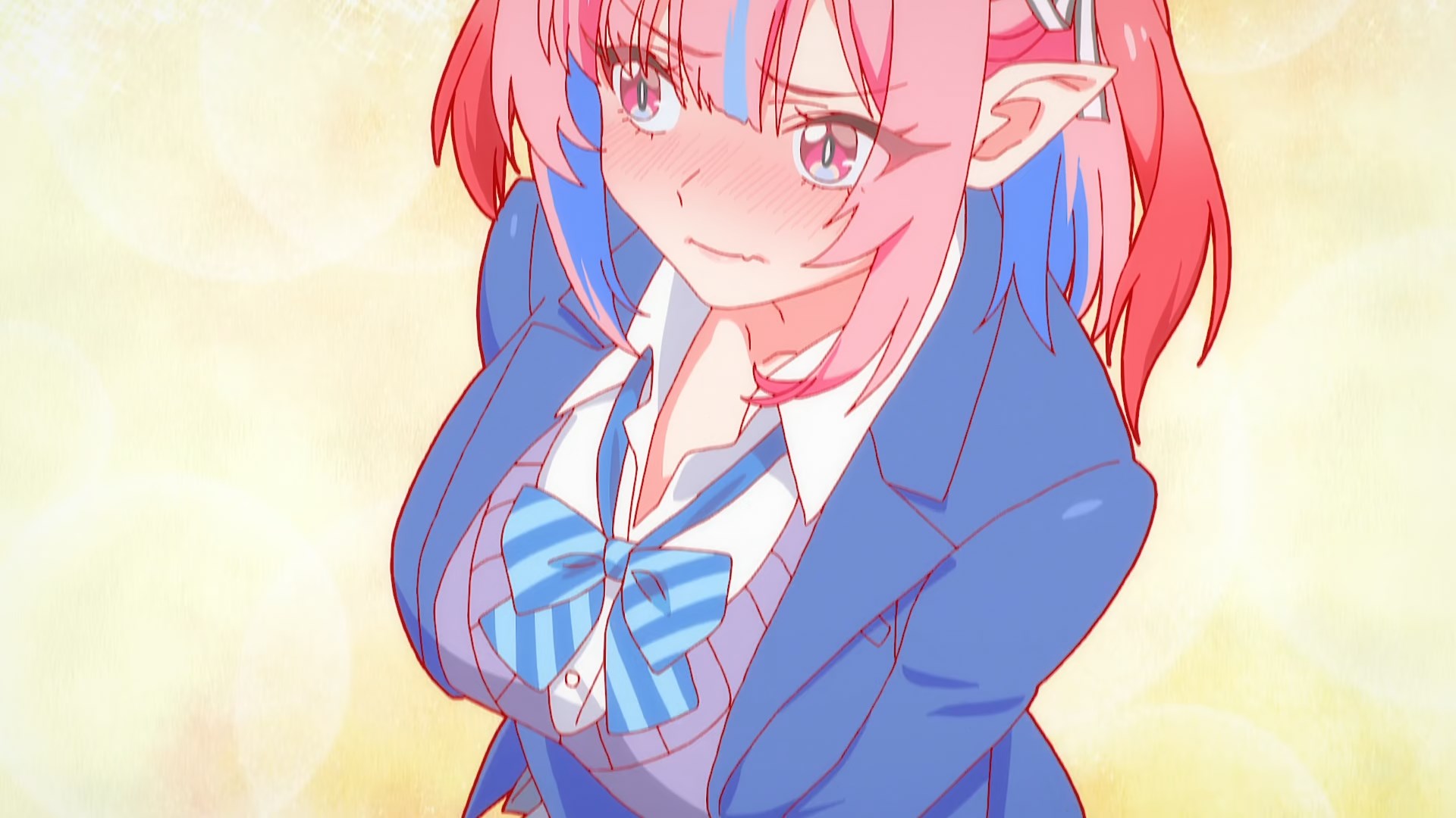 A short girl with boobs that are barely physically possible